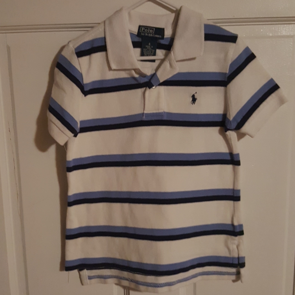 Boys size 4 Ralph Lauren polo shirt.